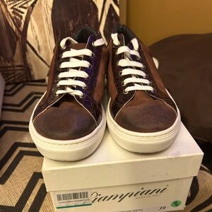 Brown Leather women’s sneakers